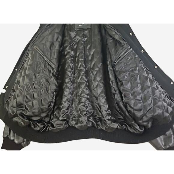 Vintage MTM Recognition ~Men's XXL~ Black Bomber Jacket Oklahoma City 80s 90s - Picture 8 of 14